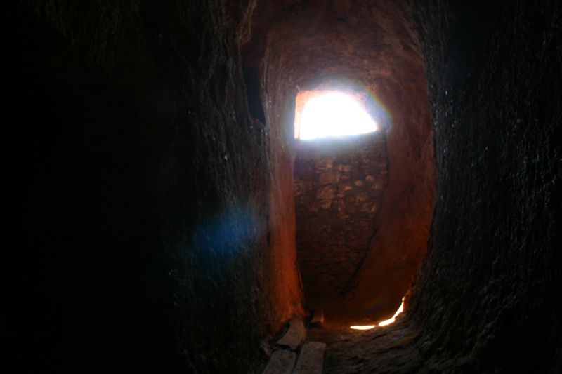 west ambulatory passageway looking south